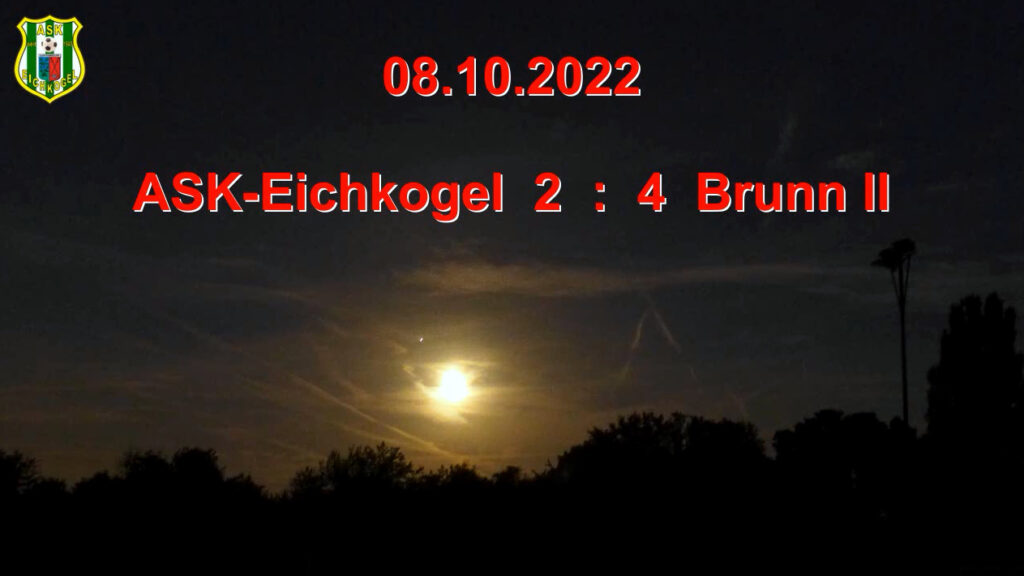 08.10.2022 – 2:4 Heimniederlage gegen Brunn II