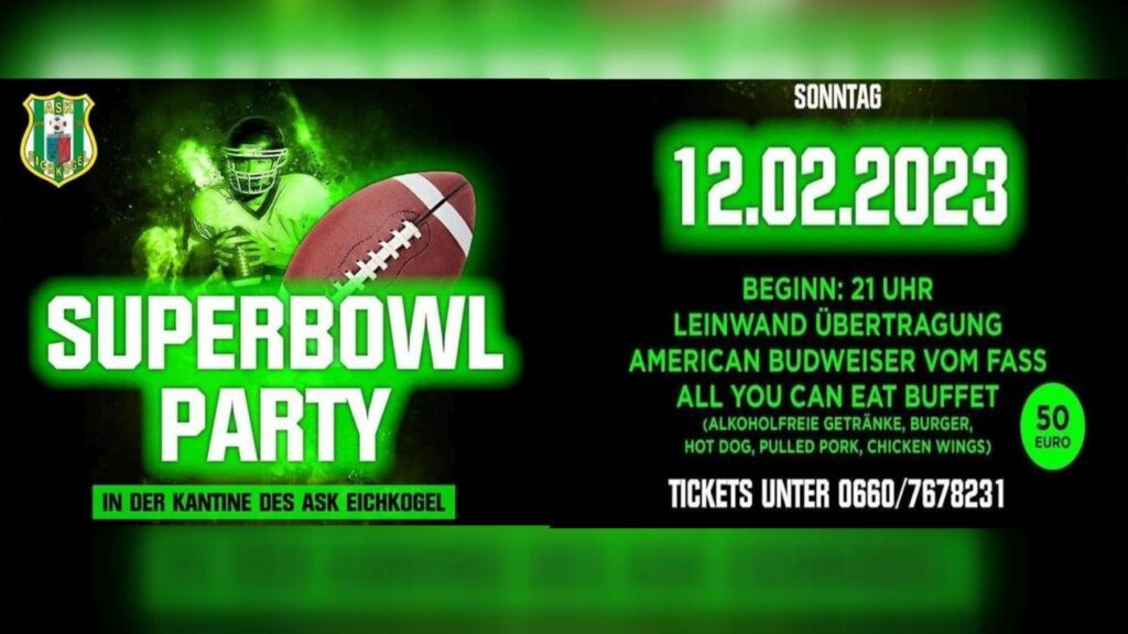 So 12.02.2023  Superbowl – Party